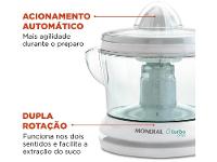 Espremedor de Frutas Mondial E-01 Elétrico 25W Branco - 12