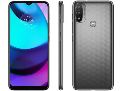 Smartphone Motorola Moto E20 32GB Cinza 4G 2GB RAM Tela 6,5” Câm. Dupla + Selfie 5M