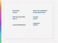 Colchão Casal Castor de Mola 30x138x188cm - 3