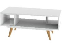 Mesa de Centro de Madeira Pés Palito Retrô 45 Olivar Móveis - 3