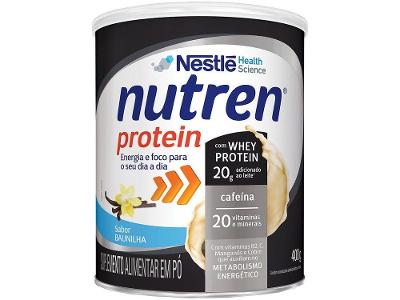Suplemento Alimentar Adulto Nutren Baunilha Protein Zero 400g