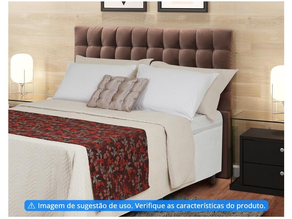 Peseira Casal 65x220cm Marrom Lartex - 2