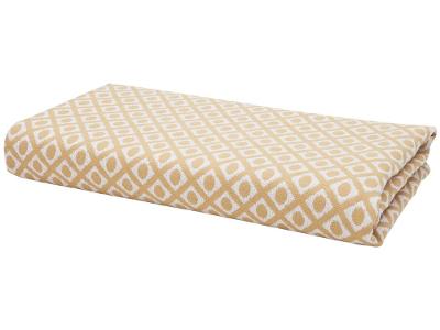 Peseira King 65x260cm Laranja Lartex Jacquard Hog