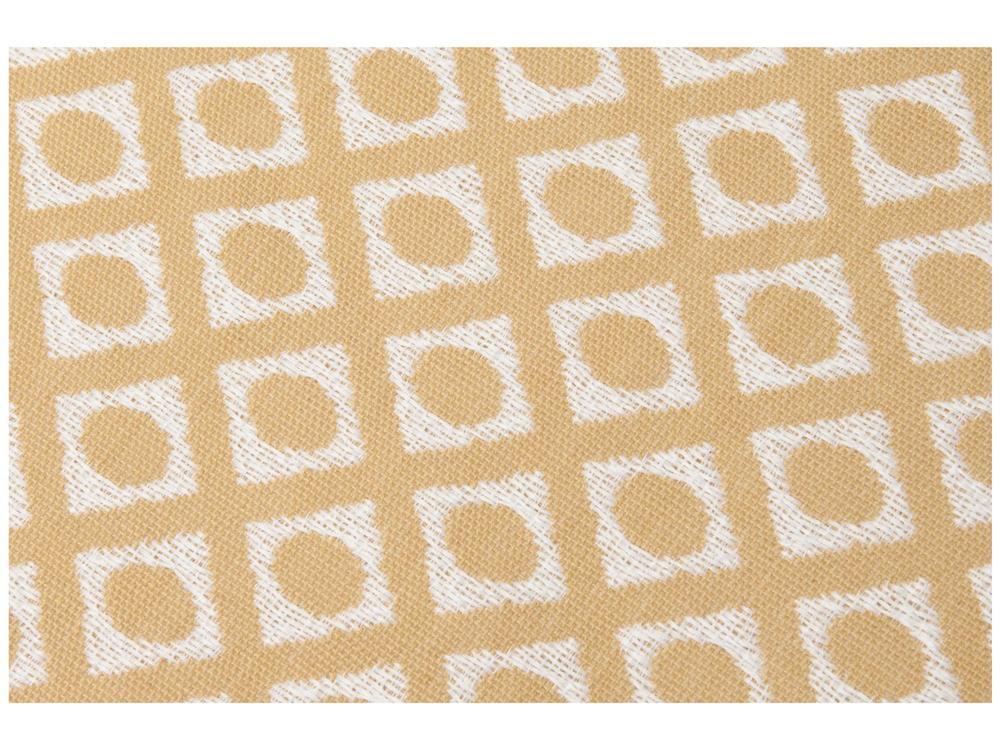 Peseira Queen 65x240cm Laranja Lartex Jacquard Hog - 5