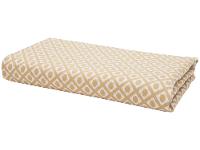 Peseira Queen 65x240cm Laranja Lartex Jacquard Hog - 1