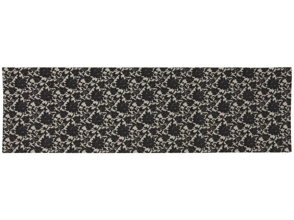 Peseira King 65x260cm Preto Lartex - 3