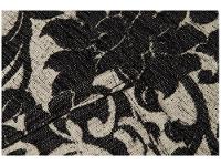 Peseira King 65x260cm Preto Lartex - 6