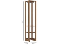 Closet Modulado 3 Prateleiras Nova Mobile Yes - 3