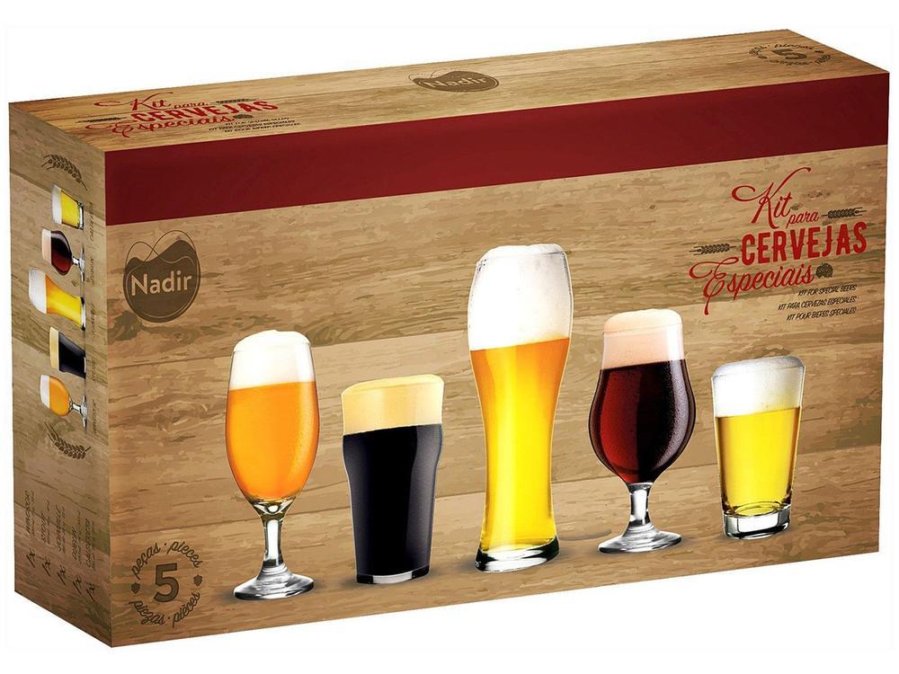 Jogo de Copos de Vidro para Cerveja 5 Peças - 8