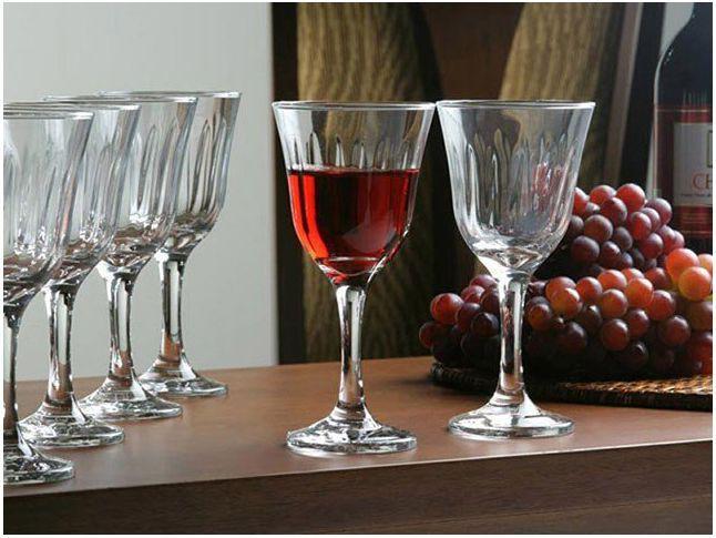 Jogo de Taças para Vinho Vidro 6 Peças 250ml - 3