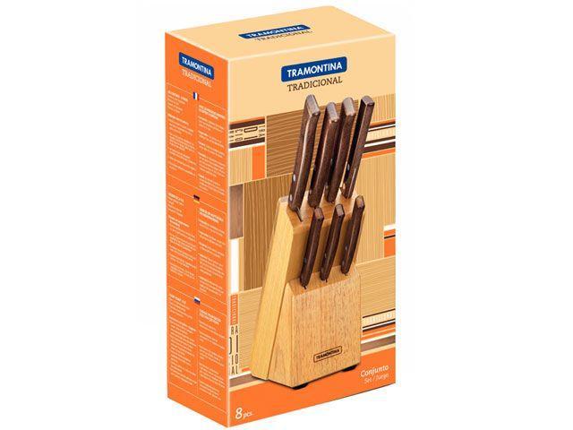 Jogo de Facas Tramontina com Cepo 8 Peças - 4