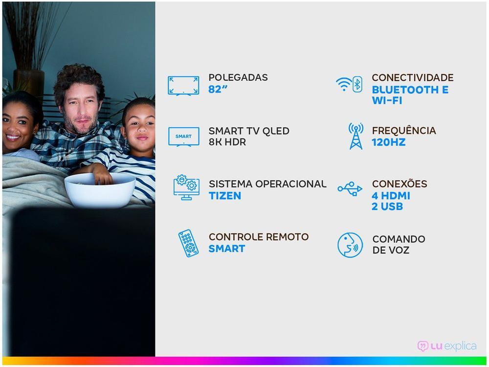 Smart TV 8K QLED 82” Samsung 82Q800TA - 2