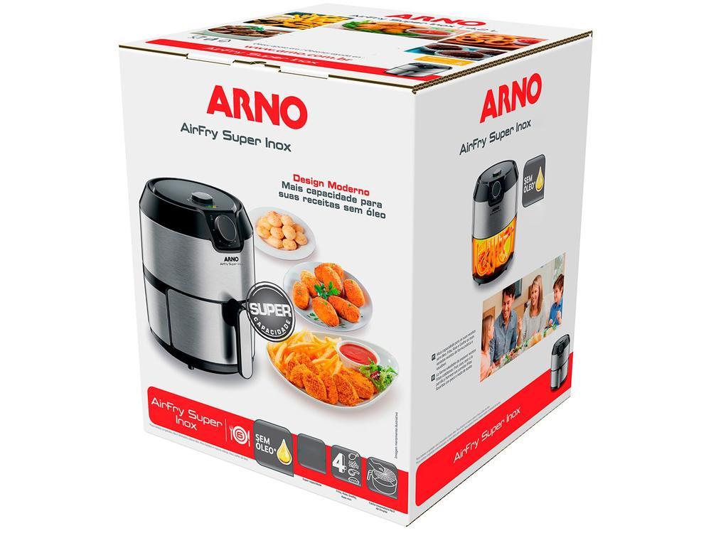 Air Fryer Arno Airfry Super BFRY Preta e Inox 4L com Timer - 10