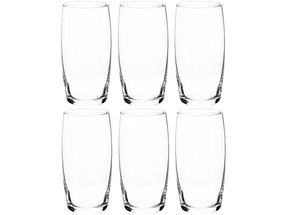Jogo de Copos de Vidro 300ml 6 Peças Nadir - 1