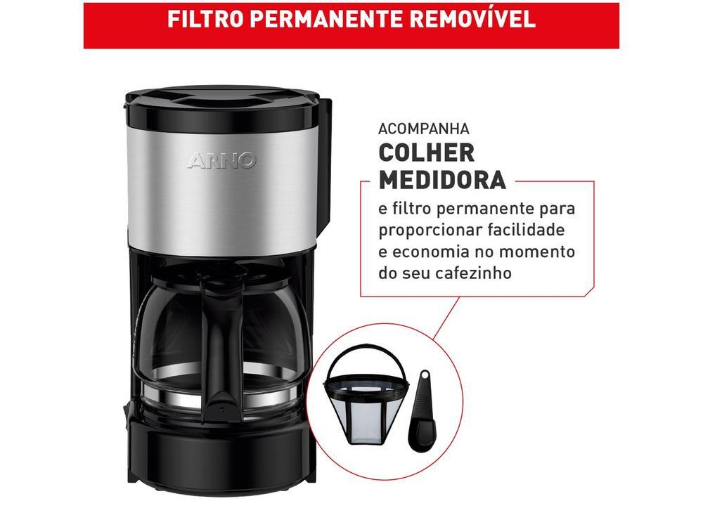 Cafeteira Elétrica Arno Perfectta Inox 0,6L CFPI - 7