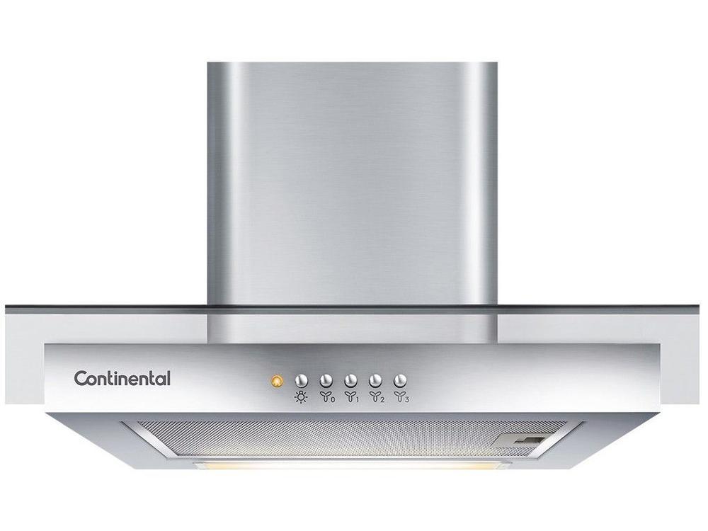 Coifa de Parede Continental 90cm 5 e 6 Bocas Inox - 6