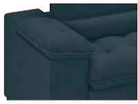 Sofá Retrátil Reclinável 3 Lugares Suede Veludo - 6