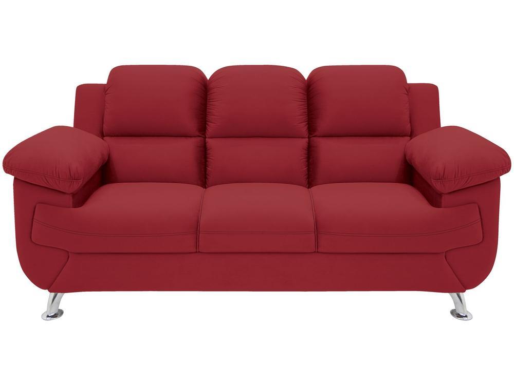 Sofá 3 Lugares Suede Spazium Linoforte - 6