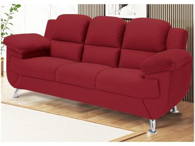 Sofá 3 Lugares Suede Spazium Linoforte