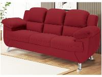 Sofá 3 Lugares Suede Spazium Linoforte - 1