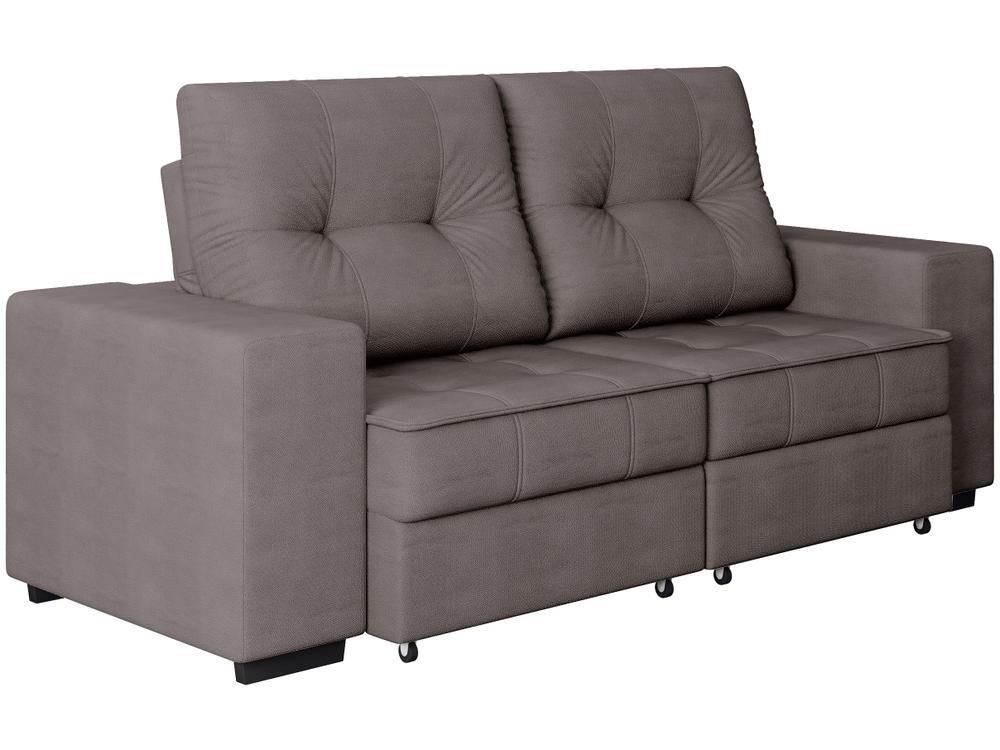 Sofá Retrátil Reclinável 3 Lugares Suede Moviment Artesano Linoforte - 1