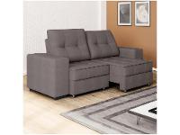 Sofá Retrátil Reclinável 3 Lugares Suede Moviment Artesano Linoforte