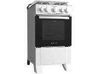 Fogão 4 Bocas Atlas Inox Branco Mônaco Plus - 7