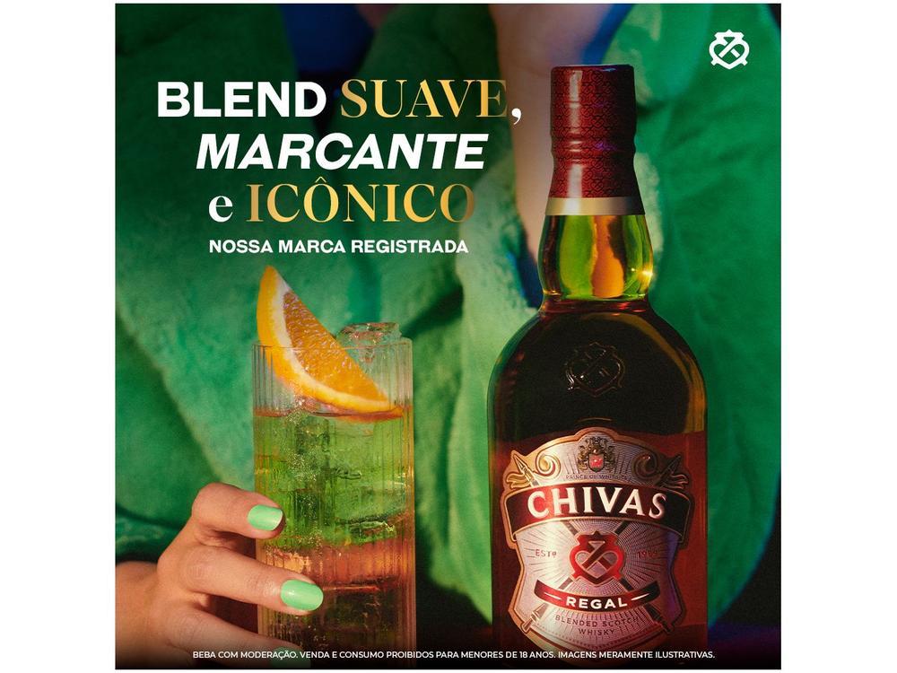 Whisky Blended  Escocês Chivas Regal 12 anos 1L - 10