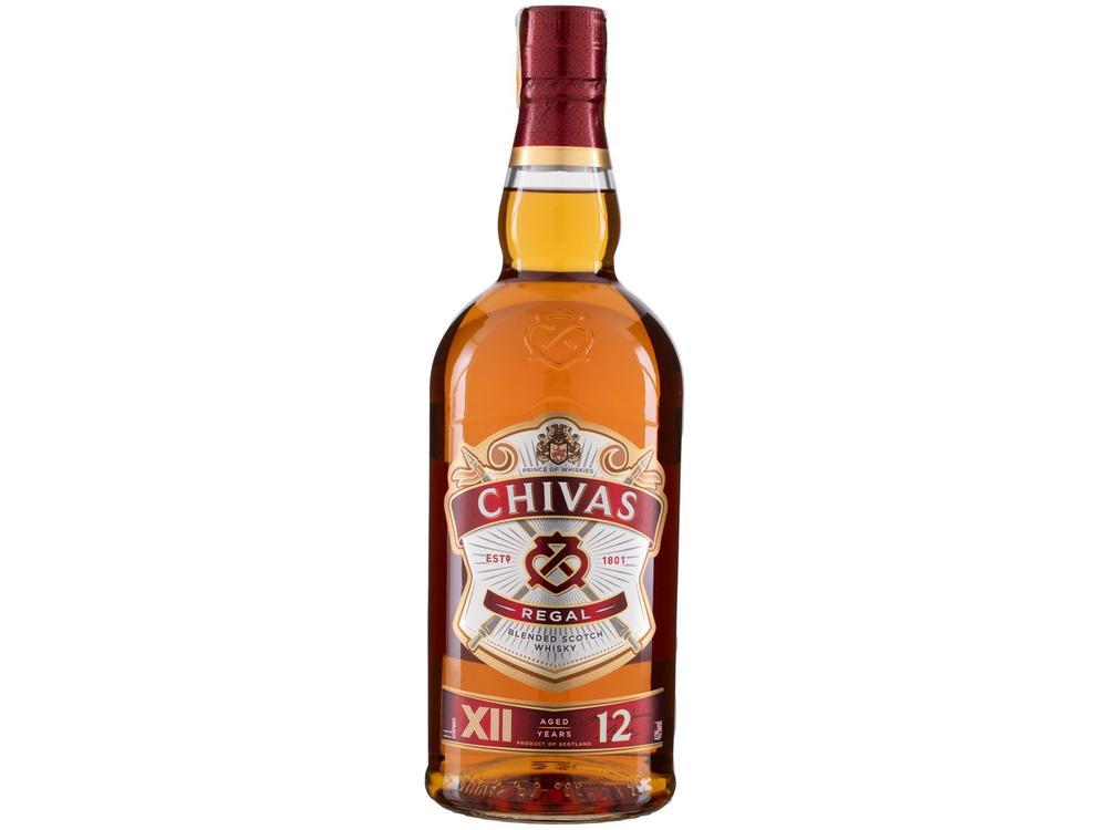 Whisky Blended  Escocês Chivas Regal 12 anos 1L - 1