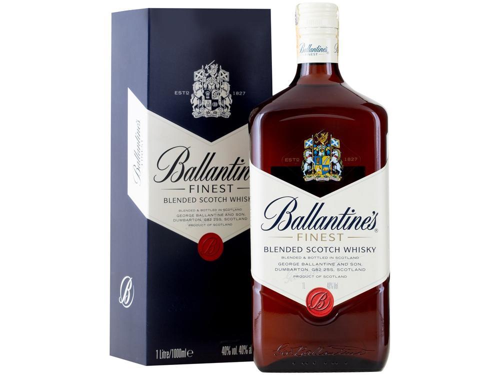 Whisky Ballantines Finest Blended Escocês 1L - 1