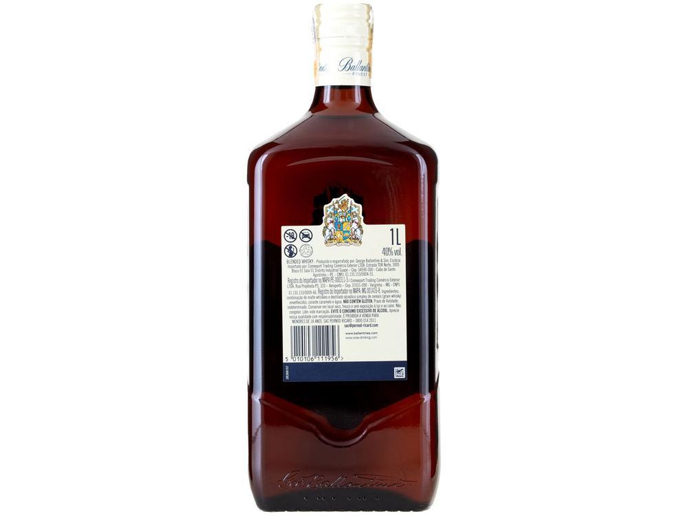 Whisky Ballantines Finest Blended Escocês 1L - 4