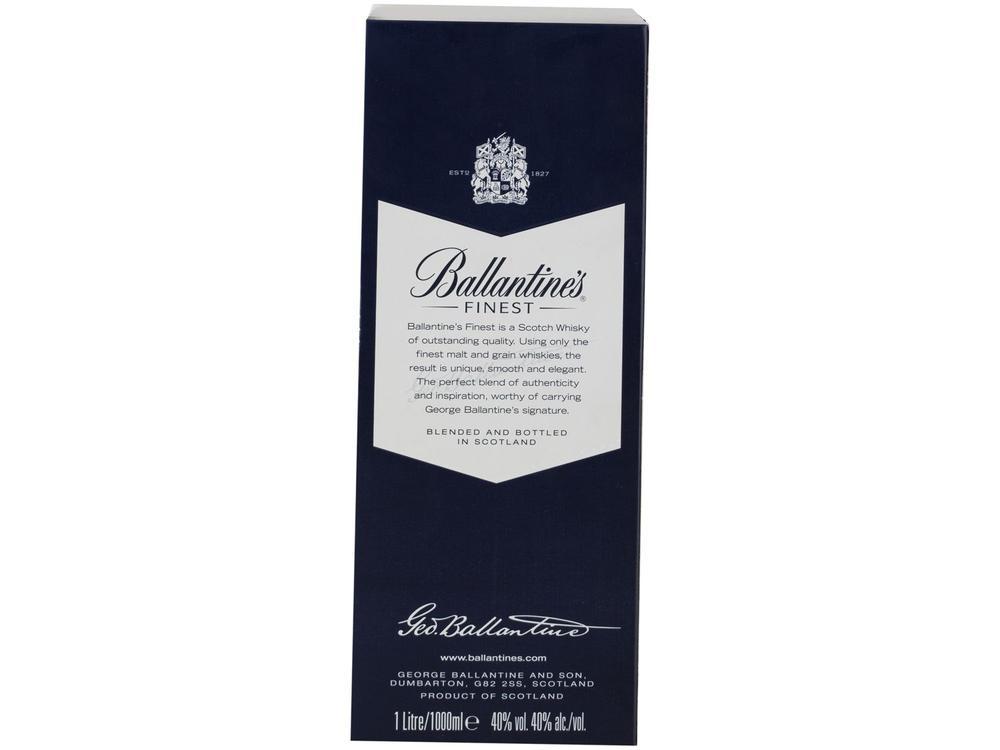 Whisky Ballantines Finest Blended Escocês 1L - 7