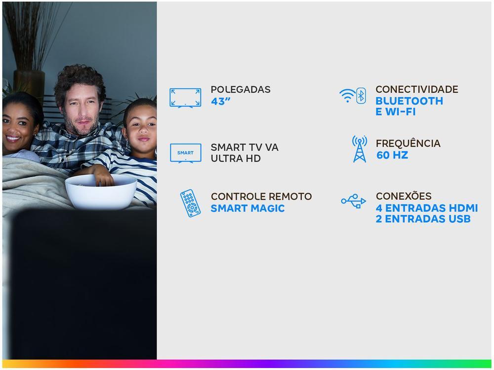 Smart TV 43” 4K QLED Samsung The Frame 43LS03A - 2