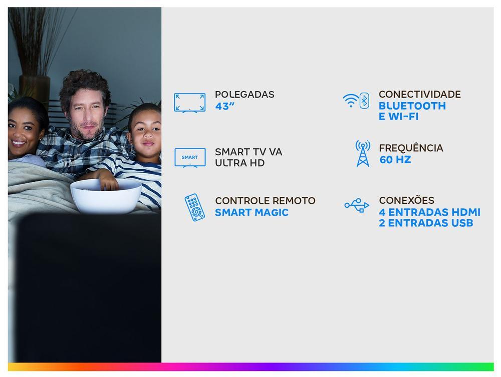 Smart TV 43” 4K QLED Samsung The Frame 43LS03A - 2