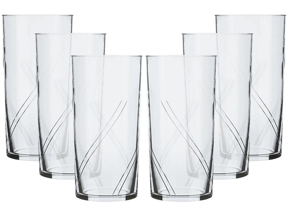 Jogo de Copos de Vidro 300ml 6 Peças Nadir - 8