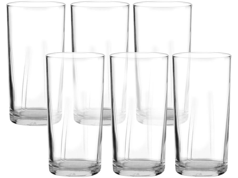 Jogo de Copos de Vidro 300ml 6 Peças Nadir - 1