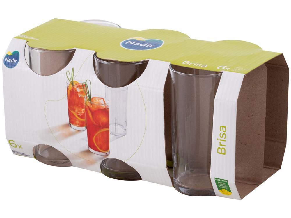 Jogo de Copos de Vidro 300ml 6 Peças Nadir - 6