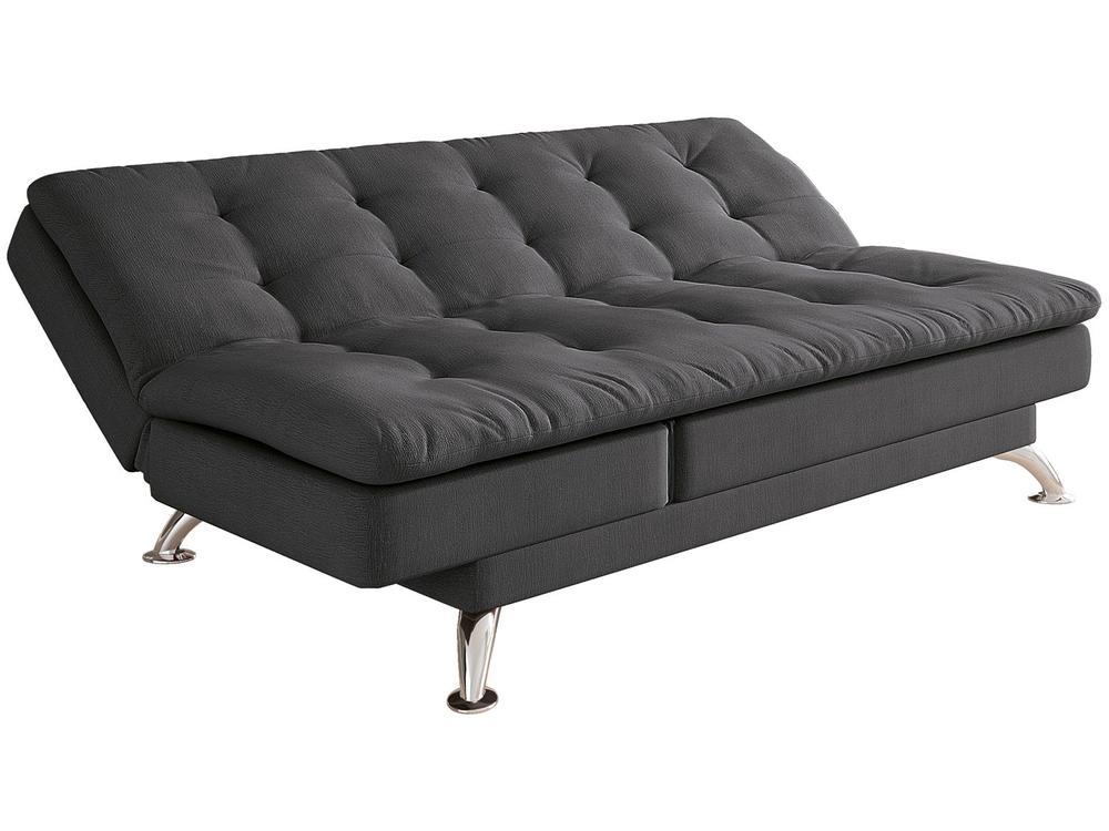 Sofá-cama Casal 3 Lugares Suede Linoforte Jade A2 - 8