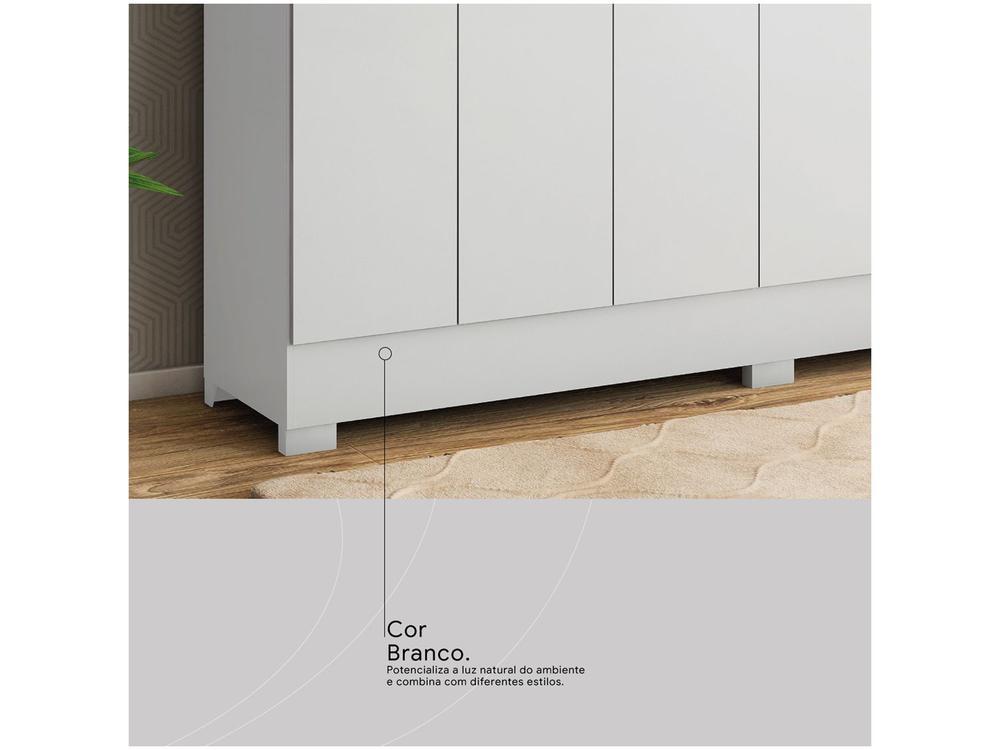 Guarda-roupa Casal 6 Portas 3 Gavetas Demóbile Prático - 7