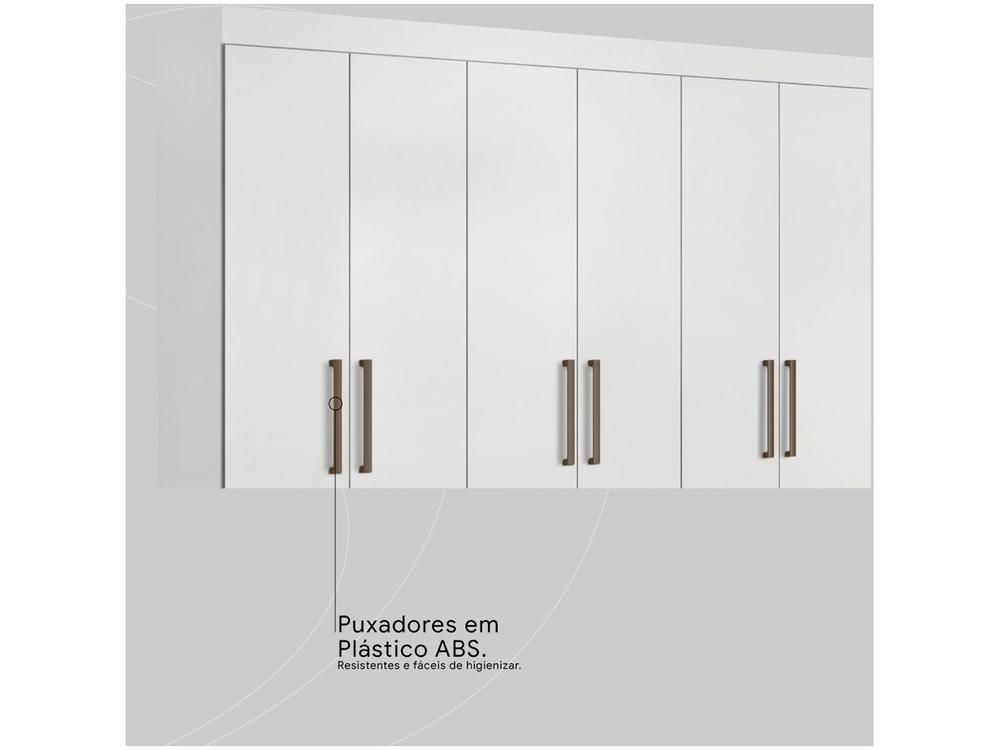 Guarda-roupa Casal 6 Portas 3 Gavetas Demóbile Prático - 15