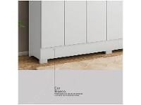 Guarda-roupa Casal 6 Portas 3 Gavetas Demóbile Prático - 7