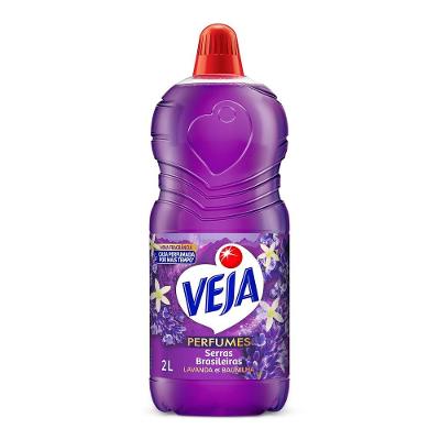 Limpador Perfumado Veja Perfumes Serras Brasileiras Lavanda e Baunilha 2L
