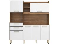 Armário de Cozinha Compacta Demóbile Select com Balcão - 6