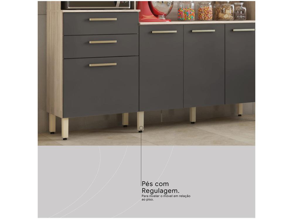 Armário de Cozinha Compacta Demóbile Select com Balcão - 9