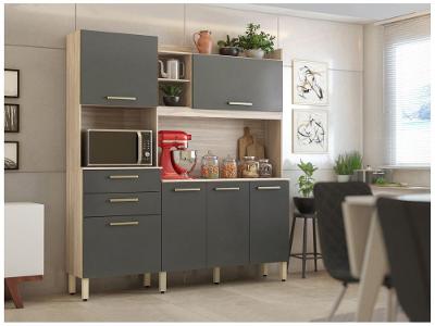 Armário de Cozinha Compacta Demóbile Select com Balcão