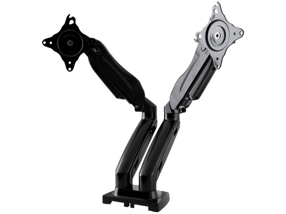 Suporte Ergonômico Articulado de Mesa com Pistão a Gás para 2 Monitores de 17” a 35” F160N - 4