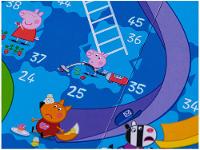 Jogo Chutes and Ladders Peppa Pig Tabuleiro - 6