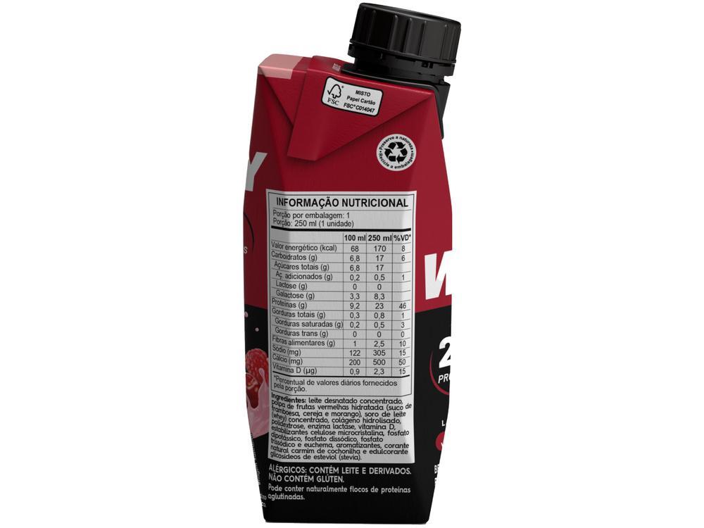 Bebida Láctea com 23g de Proteína Piracanjuba ProForce Frutas Vermelhas Zero Lactose 250ml - 15