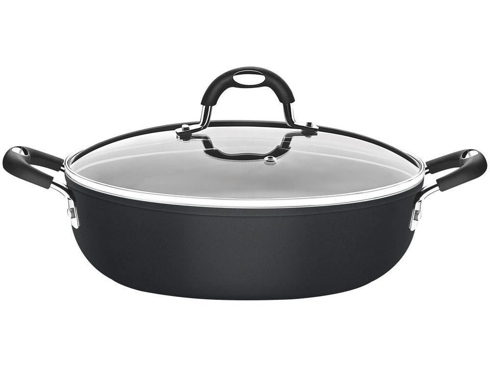 Panela Tramontina Antiaderente de Alumínio Preta 28cm 4,2L Mônaco - 1