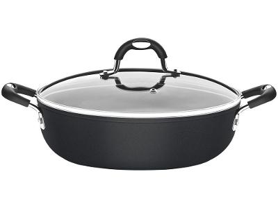 Panela Tramontina Antiaderente de Alumínio Preta 28cm 4,2L Mônaco